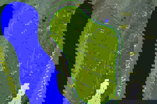 Ombyggnad green hål 13