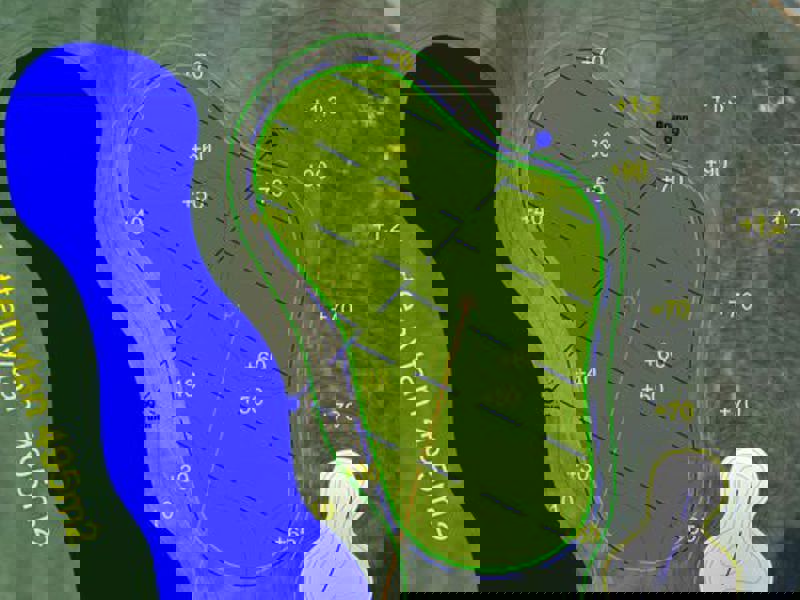 Ombyggnad green hål 13