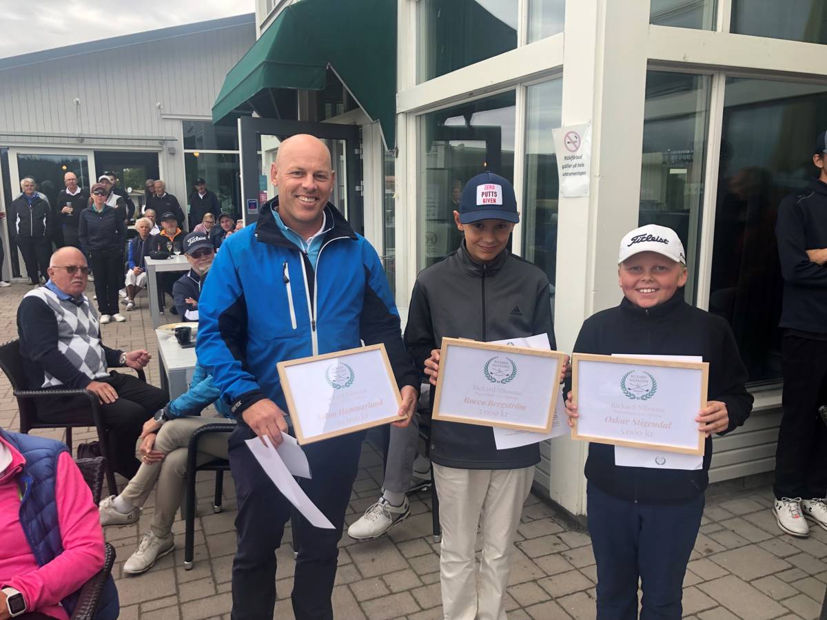 Stipendiater 2022 (Anton Hammarlund kunde ej närvara) Rocco Bergström, Oskar Stigendal