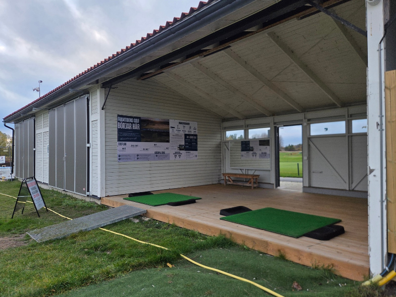Golfen tar inte vinterledigt