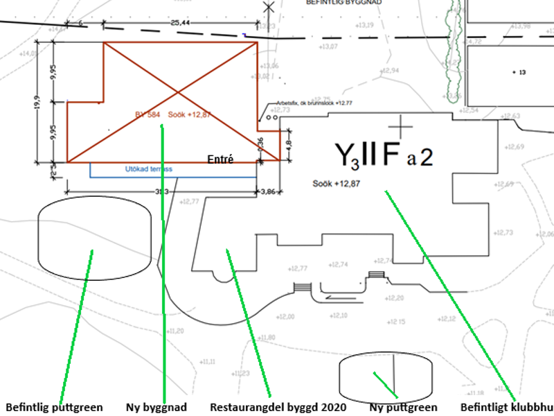 Utbyggnad Klubbhus